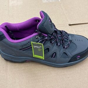 Gelert Women's Ottawa Low Walking Shoe Charcoal‎ Purple Size 6/39 NWT